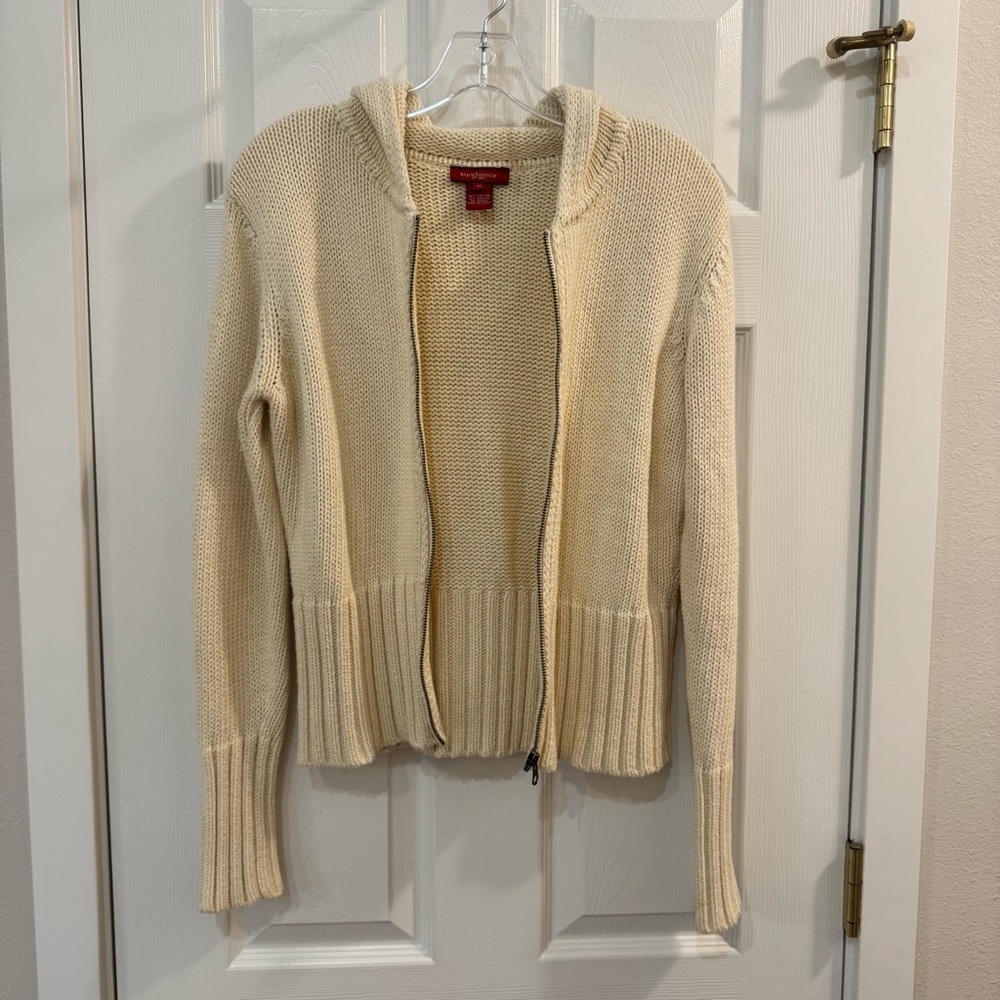 PRICE DROP!🌟 Women’s Sundance Catalog Full Zip Hooded Cardigan - Picture 13 of 15
